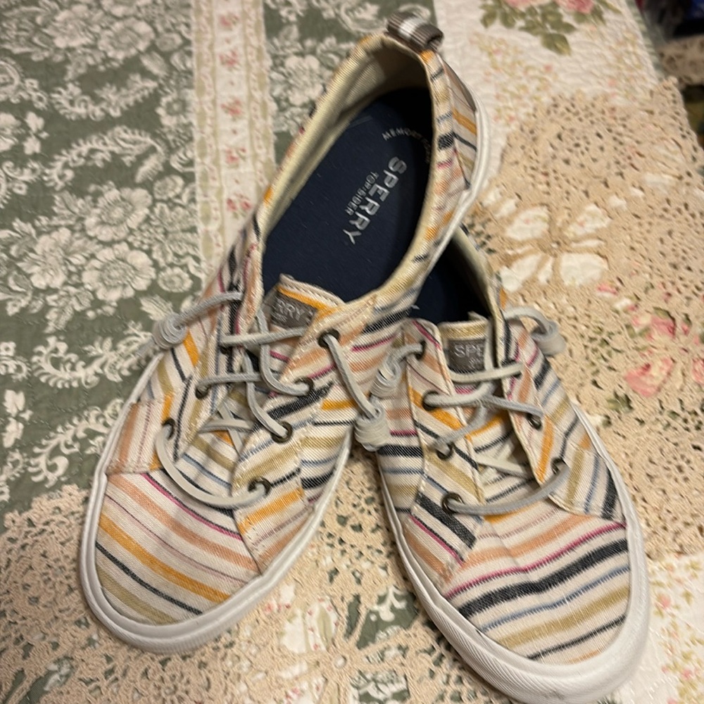 Ladies Sperry Top Sider Tennis Shoes Sz 10